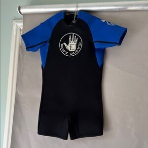 Body Glove Black and Blue Rashguard Swim Top